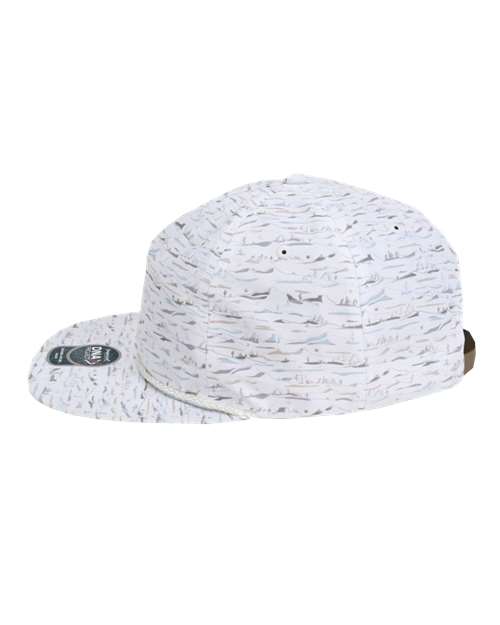 The Aloha Rope Cap - White - Side. #variantid_46462053056810