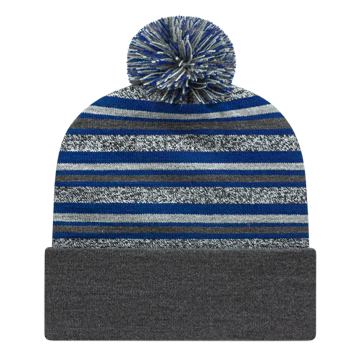 RKL12 - Striped Knit Cap with Cuff