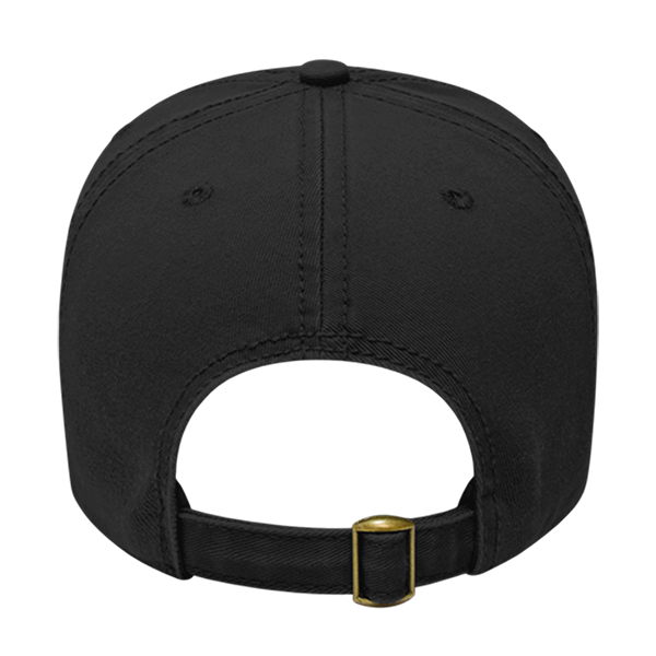 Relaxed Golf Cap - Black - Rear. #variantid_47123452133674