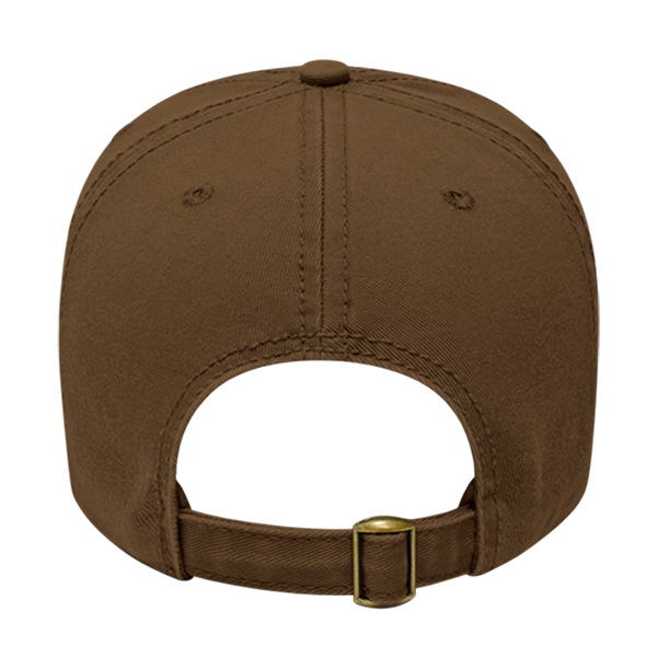 Relaxed Golf Cap - Brown - Back. #variantid_47123452166442