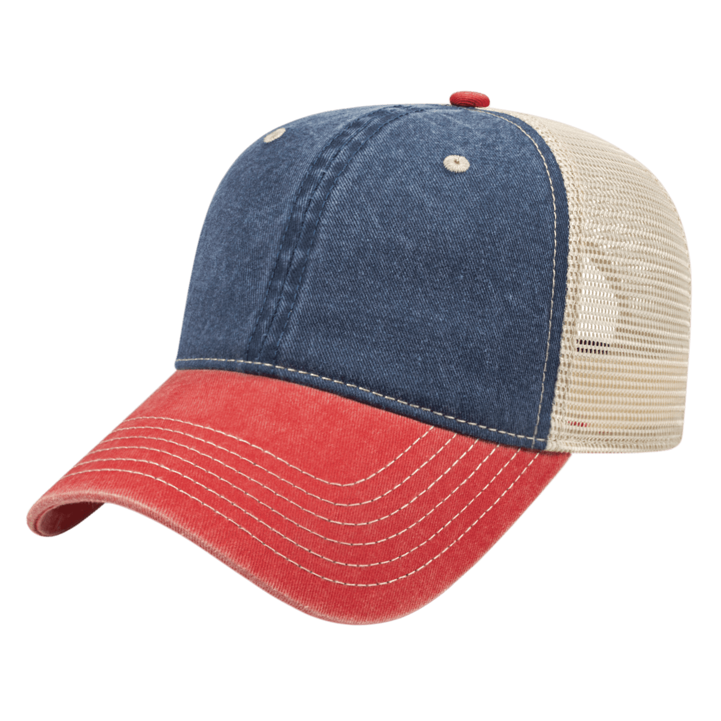 Washed Trucker Mesh Caps - #variantid_46757479252266