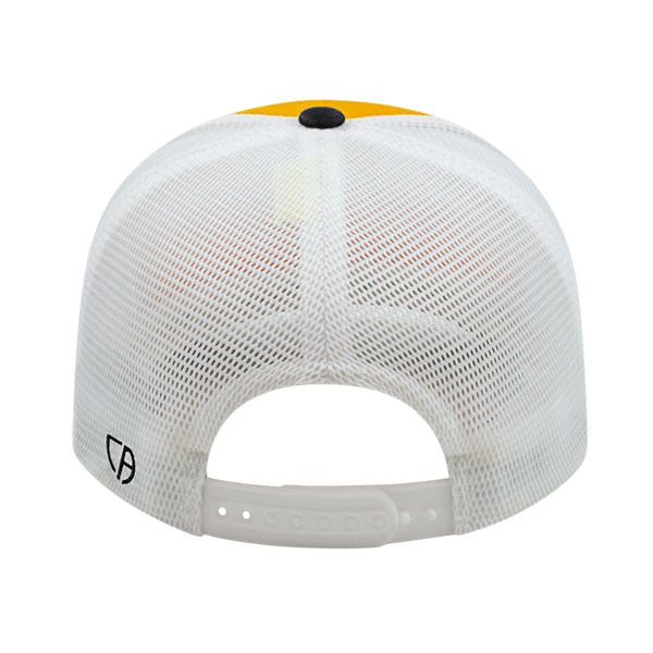 Flexfit 110® Premium Trucker Mesh Back Cap- Yellow - Rear. #variantid_47123461439786