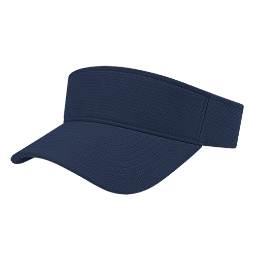 Flexfit 110® Aerated Performance Visor - Navy - Front. #variantid_47123464028458