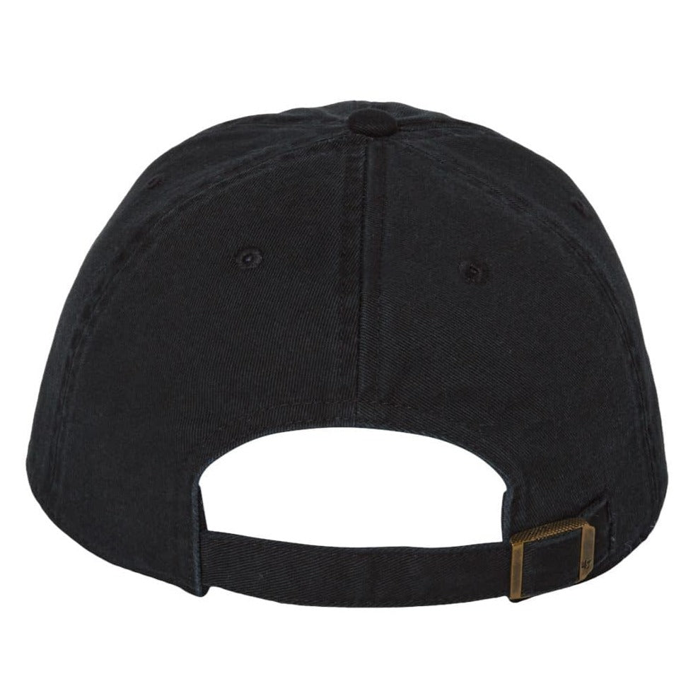 47 Brand Clean Up Cap - Black - Rear.    #variantid_47123103023402