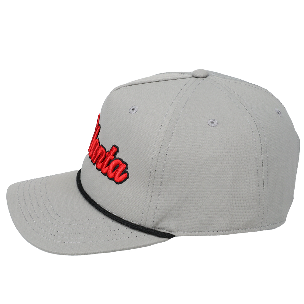 Atlanta 3D Script Logo - Cap America i7256 Gray/Black