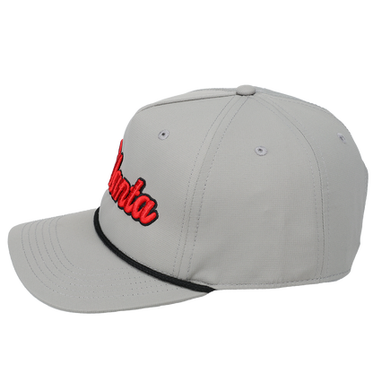 Atlanta 3D Script Logo - Cap America i7256 Gray/Black