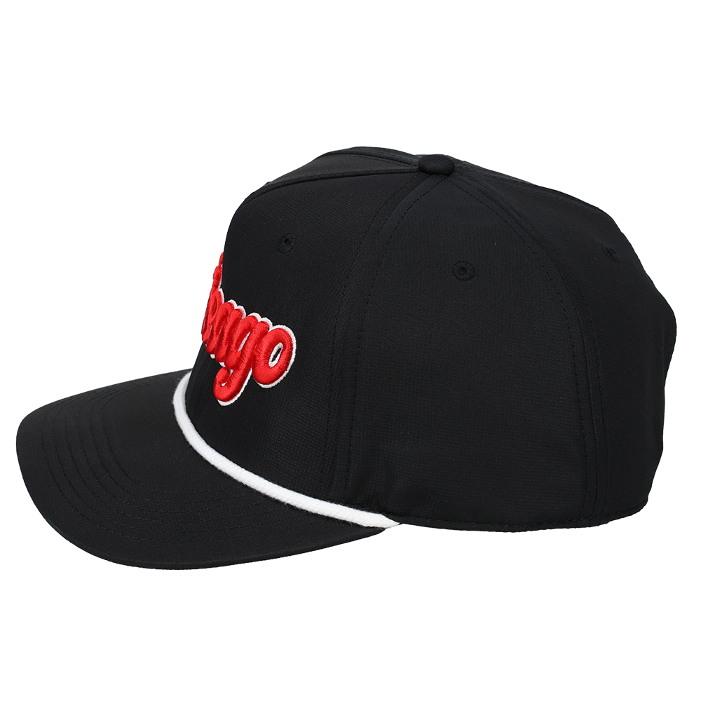 Chicago 3D Script Logo - Cap America - i7256 Black