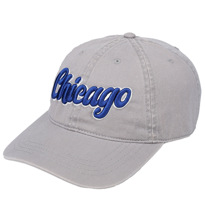 Chicago 3D Script Logo - Cap America i1002 Gray