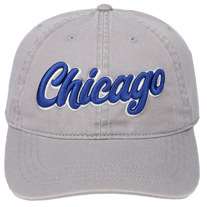 Chicago 3D Script Logo - Cap America i1002 Gray