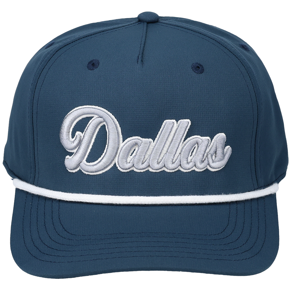 Dallas 3D Script Logo - Cap America - i7256 Dark Blue