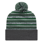 RKL12 - Striped Knit Cap with Cuff