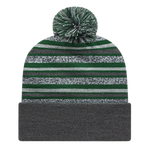 RKL12 - Striped Knit Cap with Cuff