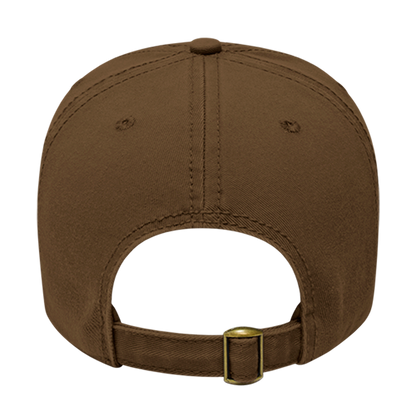 Relaxed Golf Cap - Brown - Back.  #variantid_47123452166442