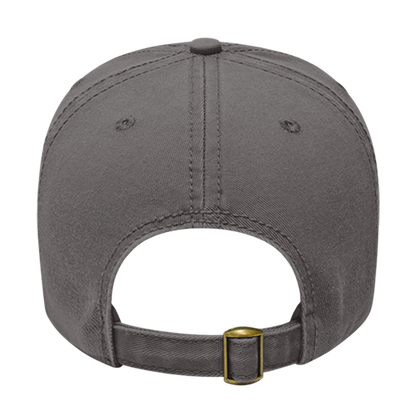 Relaxed Golf Cap - Gray - Rear.  #variantid_47123452231978