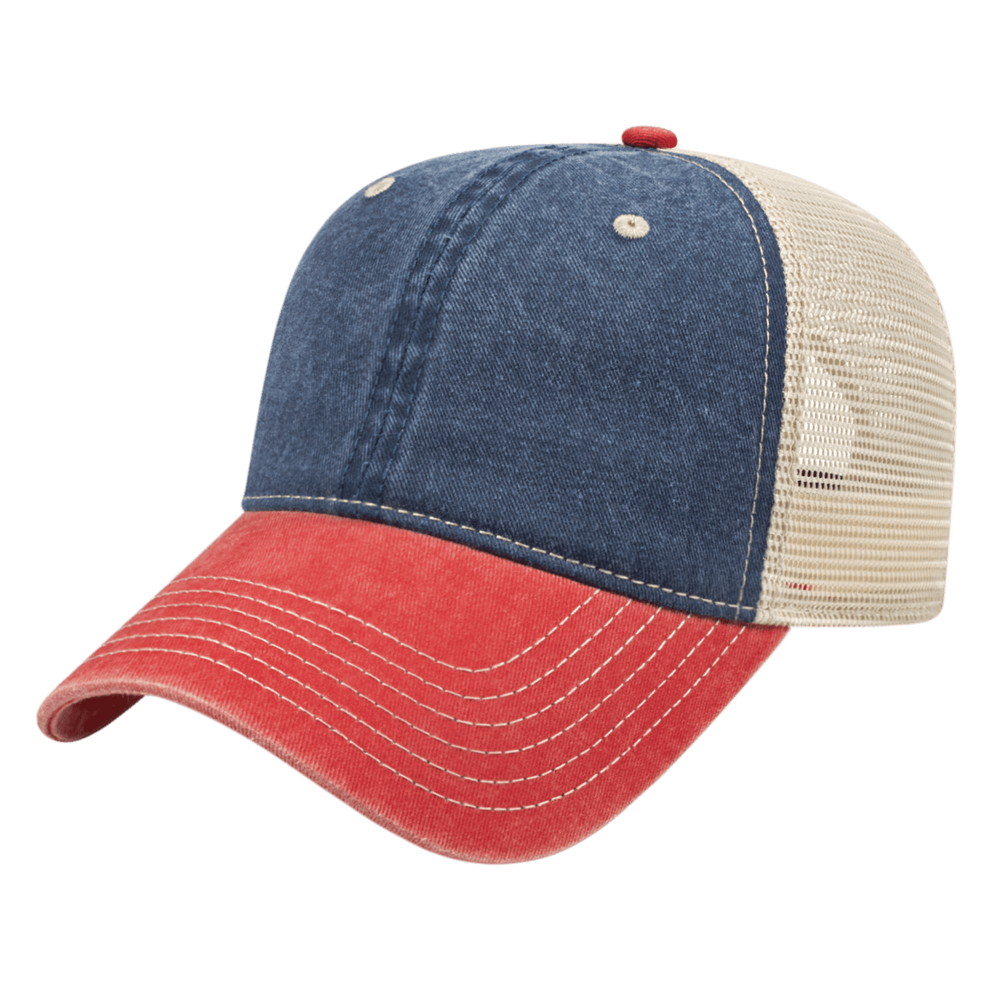 Washed Trucker Mesh Caps -  #variantid_46757479252266