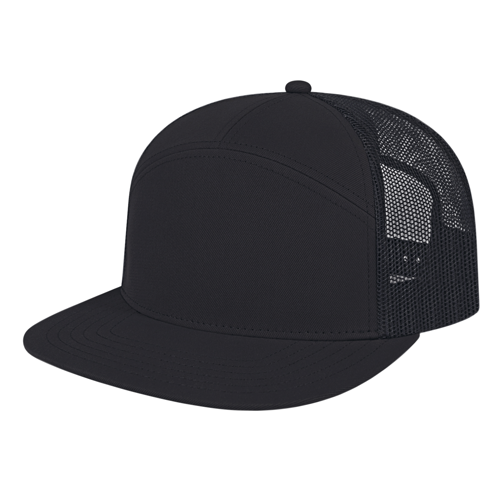 i3057 - Cap America 7-Panel Trucker Mesh Back Cap