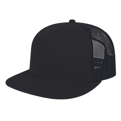 i3057 - Cap America 7-Panel Trucker Mesh Back Cap