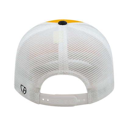 Flexfit 110® Premium Trucker Mesh Back Cap- Yellow - Rear.  #variantid_47123461439786