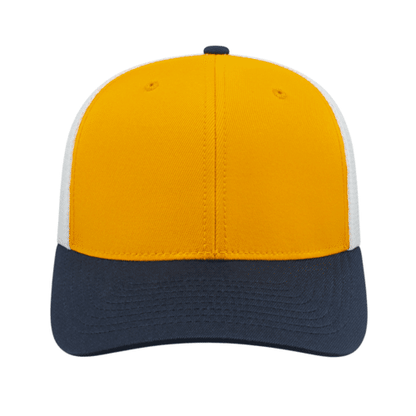 Flexfit 110® Premium Trucker Mesh Back Cap - Yellow - Front 2.  #variantid_47123461472554