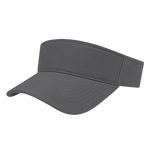 Flexfit 110® Aerated Performance Visor - Gray - Front.  #variantid_47123463995690