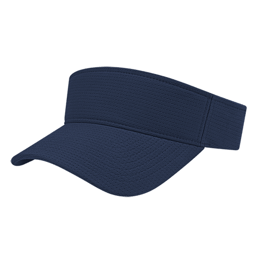 Flexfit 110® Aerated Performance Visor - Navy - Front.  #variantid_47123464028458