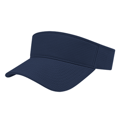 Flexfit 110® Aerated Performance Visor - Navy - Front.  #variantid_47123464028458