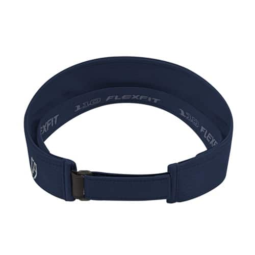 Flexfit 110® Aerated Performance Visor - Navy - Rear. #variantid_47123464028458