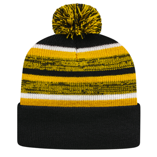 iK65 - Cap America Fleece Lined Knit Cap with Cuff