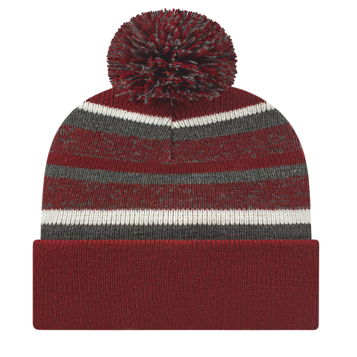 iK65 - Cap America Fleece Lined Knit Cap with Cuff
