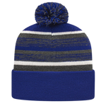 iK65 - Cap America Fleece Lined Knit Cap with Cuff